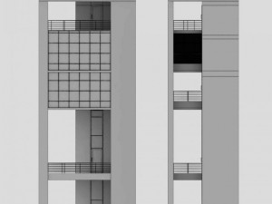 glass tower 3Dモデル
