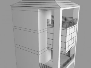 glass tower 3D Model