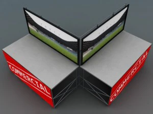 더블 텔레빔 LED 3D 모델