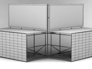 더블 텔레빔 LED 3D 모델