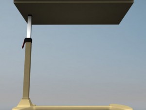 over bed table 3Dモデル
