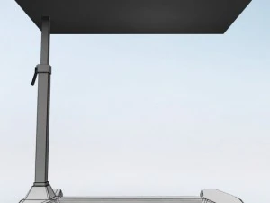 over bed table 3D Model