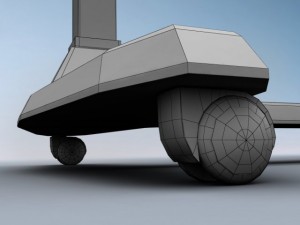 over bed table 3Dモデル