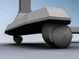 over bed table 3D Model