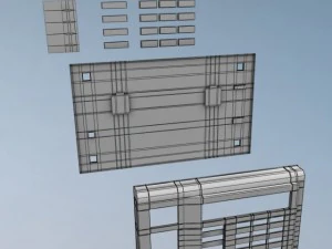alarm system keypad 3D Model