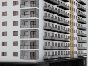apartment building 3D Model