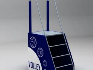 beach volleyball court 3D Model