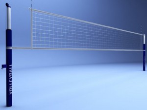 beach volleyball court high 3D Model