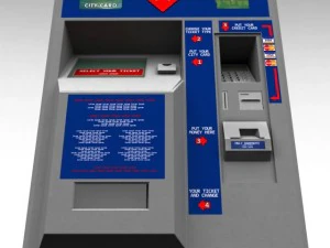 bus ticket machine 3D Model