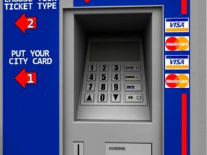 bus ticket machine 3D Model