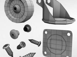 cabinet wheel 3D Model