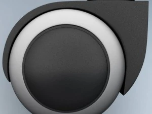 plastic caster wheel 3D Model