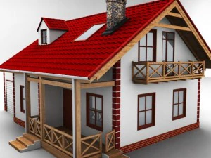 独户住宅 3D 模型