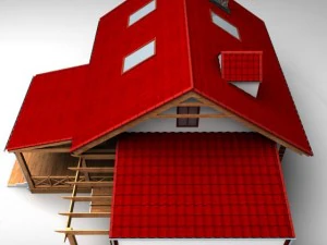single family house 3D Model