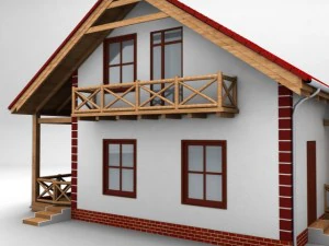 single family house 3D Model