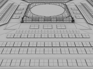 sumo arena 3D Model