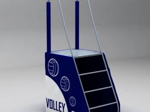 referee stand 3D Model