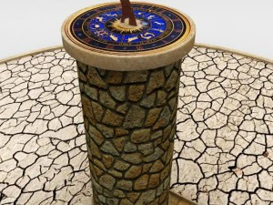 solar sundial clock 3D Model