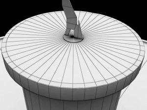 solar sundial clock 3D Model