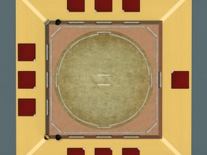 sumo ring Model 3D