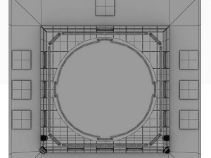 sumo ring Model 3D