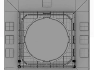 sumo ring 3D Model