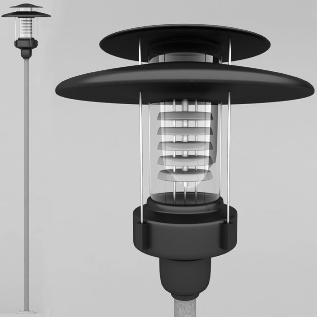 street lantern 3D 모델 .c4d .max .obj .3ds .fbx .stl .blend 