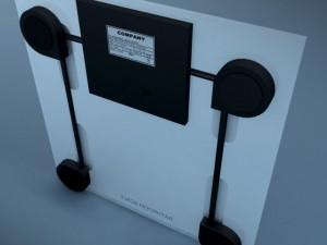 bathroom weight scale 3D 모델