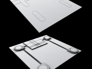 bathroom weight scale 3D 모델