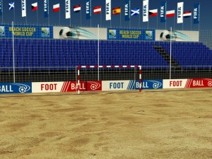 beach soccer stadium Model 3D