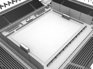 beach soccer stadium Model 3D