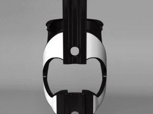 sport bottle with cage 3D Model