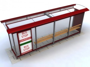 bus stop 3D-Modell