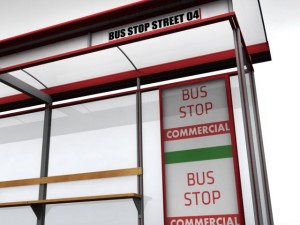 bus stop 3D-Modell