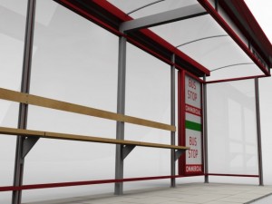 bus stop 3D-Modell