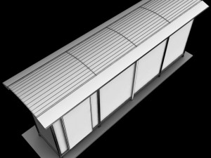 bus stop 3D-Modell