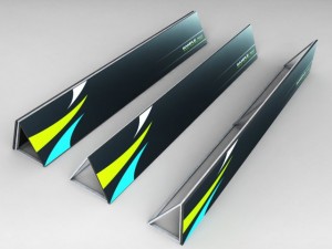 stadium advertising board 3D Model
