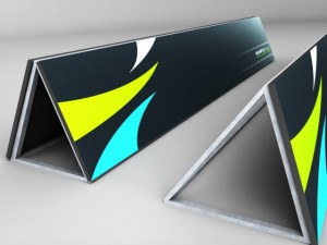 stadium advertising board 3D Model