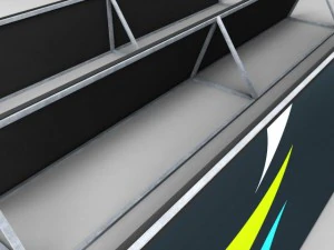 stadium advertising board 3D Model