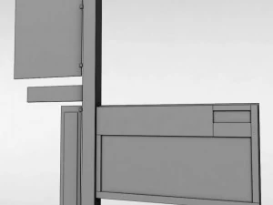 electronic bus schedule 3D Model