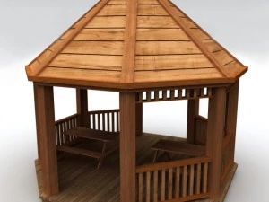 gazebo da giardino Modello 3D