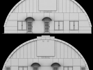 rounded building 3D Model