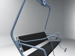 ski lift chair Modèle 3D