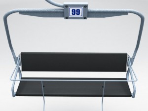 ski lift chair Modèle 3D