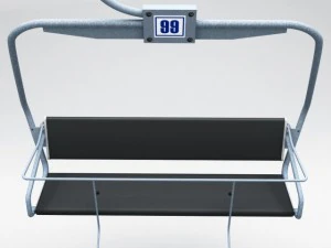 滑雪缆车椅 3D 模型