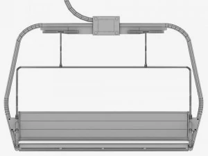 滑雪缆车椅 3D 模型