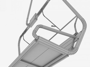 ski lift chair Modèle 3D