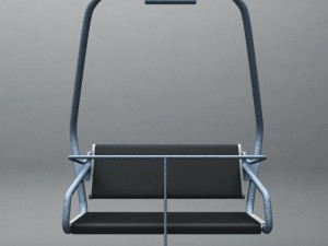 ski lift chair small 3D Model