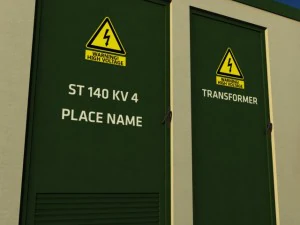 transformer station 3D Model