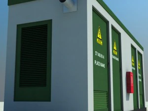 transformer station 3D Model